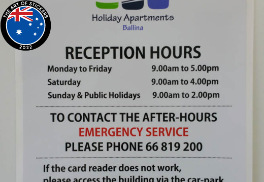 201612-custom-sticker-sign-riverside-holiday-reception-hours-printed