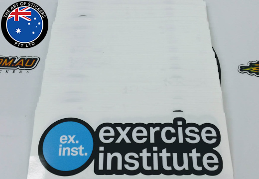 201701 custom exercise institute contour cut stickers