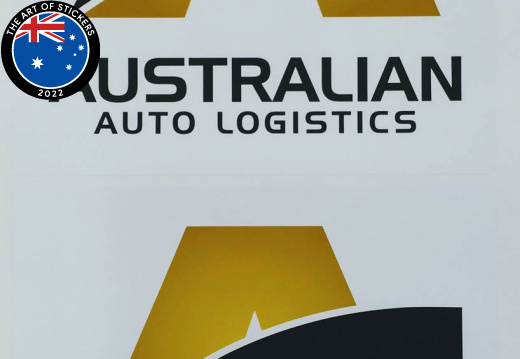 20170331 custom printed australian auto logistics stickers