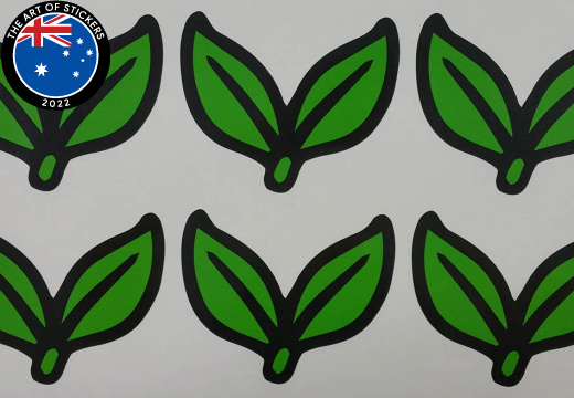 20170524 custom printed leaves stickers