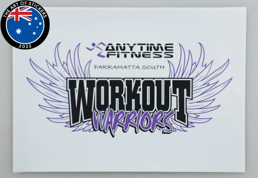 20170608 custom printed anytime fitness gym workout business stickers