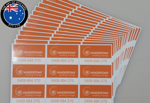 20170707 custom printed vandertsaay design business stickers