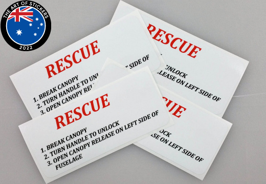 2017 05 rescue aircraft custom stickers