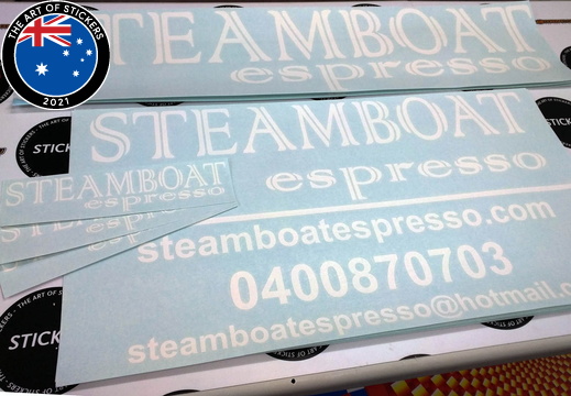 2016 10 vinyl cut stickers steamboat espresso north quay brisbane city queensland