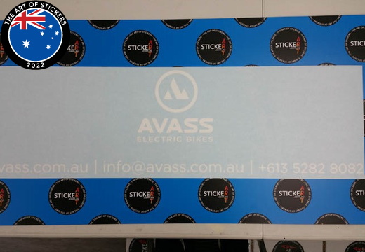 Avass Electric Bikes Vinyl Cut Decals