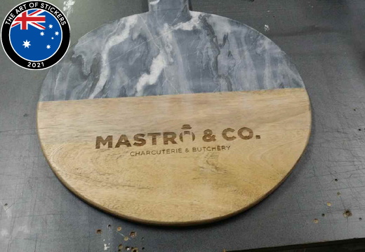 20151215 tecgraph pty ltd underwood brisbane laser engraved butchers chopping board wood marble