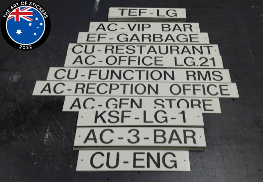 20151215 tecgraph pty ltd underwood brisbane rigid engaved traffolyte labels for industrial electrical cabinet