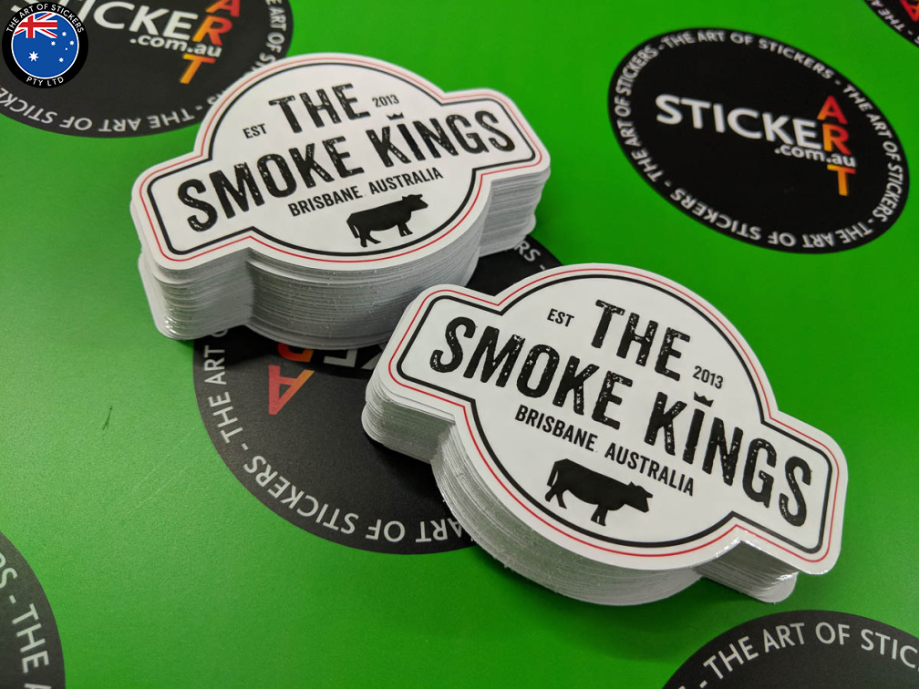 The Smoke Kings Custom Contour Cut Printed Stickers