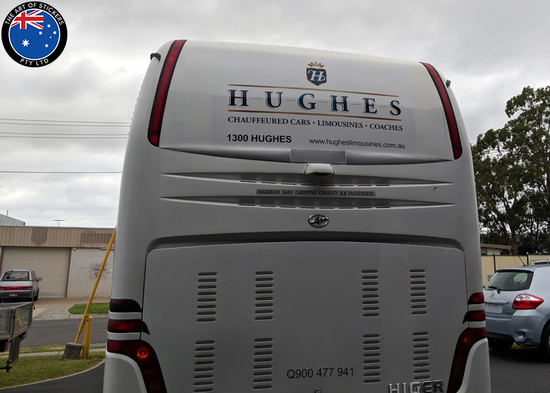 Hughes Limousines Bus Sticker .jpg