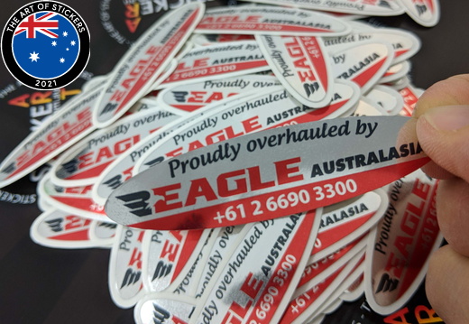 Chrome stickers for Eagle Australasia