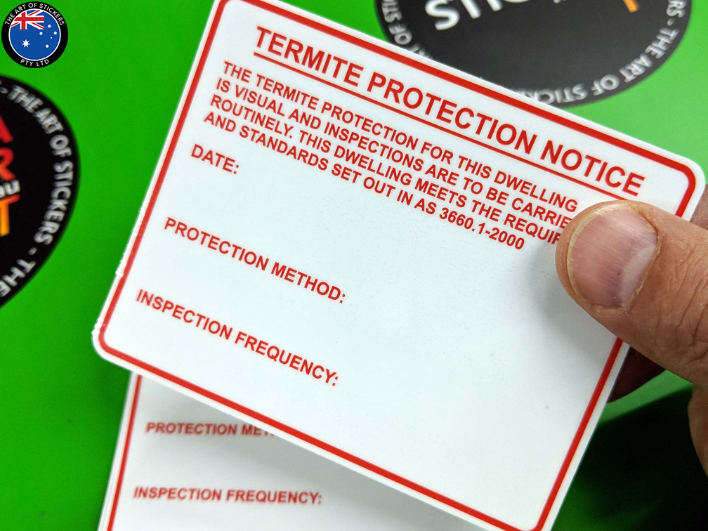 Termite Protection Stickers