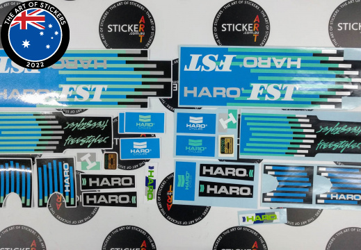 Custom Printed Haro FST Freestyle Bike Sticker Kits