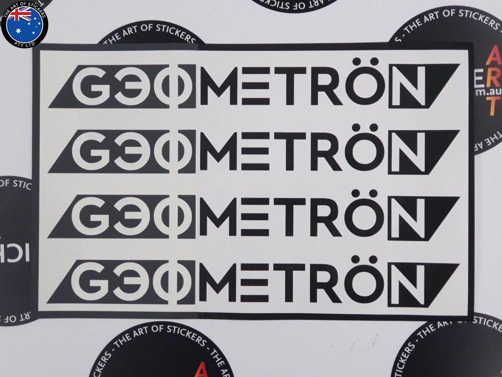 Custom Vinyl Cut Geometron Stickers Decals