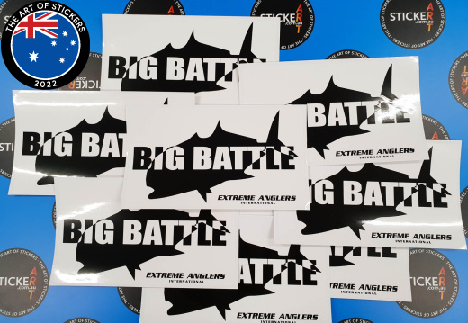 Custom Printed Extreme Anglers International Big Battle Stickers Decals