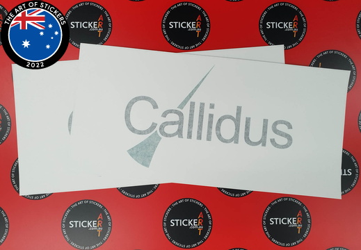Custom Printed Callidus Logo Business Stickers