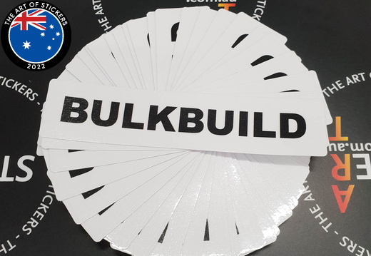 Custom Printed Bulkbuild Business Stickers
