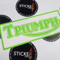 Catalogue Triumph Vinyl Cut Lettering Logo Decal