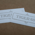 Custom Vinyl Cut Tiger 650 Decals