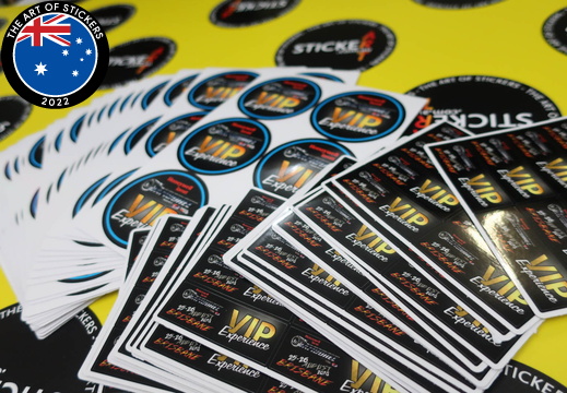 Custom Printed VIP Experience Business Stickers