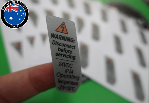 Custom Printed Warning Business Stickers