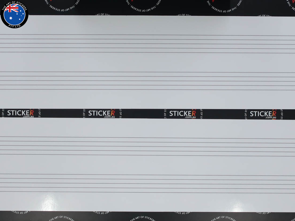 Custom Printed Whiteboard Dry-Erase Laminated Music Staff Lines Magnets