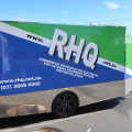 Custom Print and Vinyl Cut RHQ Vehicle Trailer Wrap Right