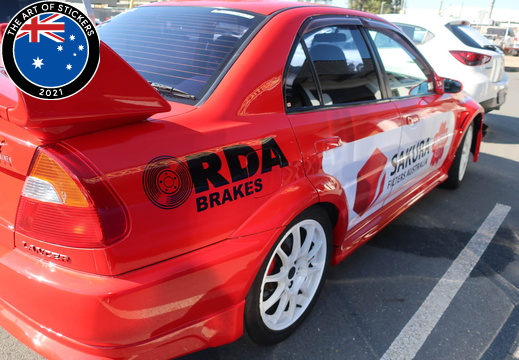Custom RDA Brakes Sakura Filters Australia Vehicle Business Signage Graphics Side