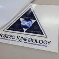 Custom Printed Reverse Printed Contour Cut Die-Cut Jordio Kinseiology Vinyl Business Stickers