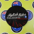 Custom Printed Contour Cut Die-Cut Stylish Rides Vinyl Business Stickers