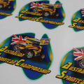 Custom Printed Contour Cut Australian Sprintcar Vinyl Business Stickers 