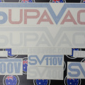 Custom Vinyl Cut Printed Clear on Reflective Supavac Vinyl Lettering Business Stickers