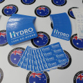 Custom Printed Contour Cut Die-Cut Hydro Construction Vinyl Business Stickers 