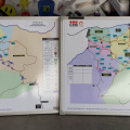Custom Printed CPB Contractors Vehicle Management Plan Zone Map Small Business Whiteboard 