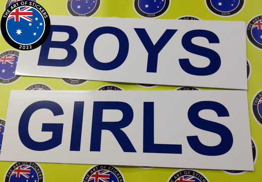 Custom Printed Boys and Girls ACM Business Signage