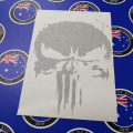 Custom Vinyl Cut Punisher Skull Sticker