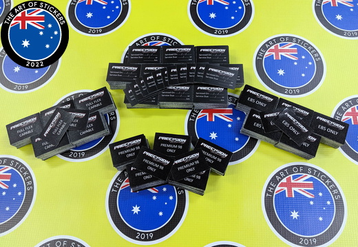 Bulk Custom Printed Contour Cut Die-Cut Precision Racing Service Petrol Vinyl Business Stickers