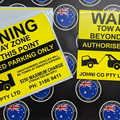 190710-custom-printed-contour-cut-warning-tow-away-zone-vinyl-business-stickers-and-corflute-sign.jpg