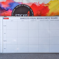 Custom Printed Dry Erase Laminated Maroota Visual Management Board Business Whiteboard