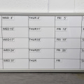 Custom Printed Perpetual Calendar Business Whiteboard With Date Magnets