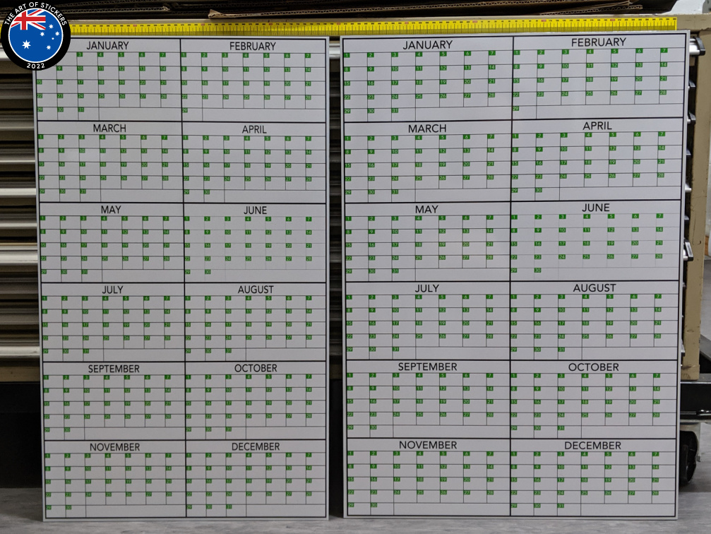 Custom Printed ACM Calendar Business Whiteboards