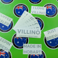 Custom Vinyl Cut Lettering Villino Coffee Roasters Business Stickers