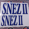 Custom Printed Contour Cut SNEZ II Vinyl Business Stickers