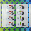 Custom Printed High Adhesive Contour Cut Agas Bottle Vinyl Business Merchandise Label Stickers