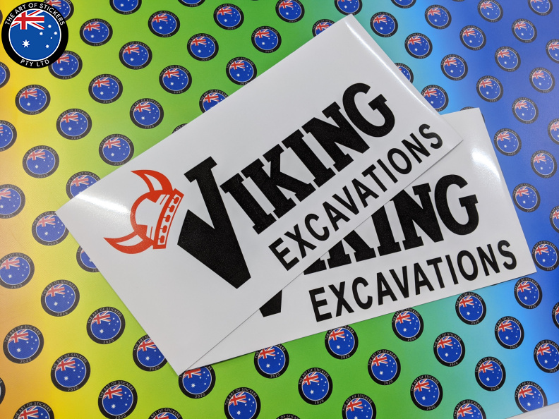 Custom Printed Viking Excavations Business Car Magnets