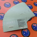Bulk Custom Printed Matte Laminated Contour Cut Die-Cut Mohi Vinyl Business Merchandise Label Stickers