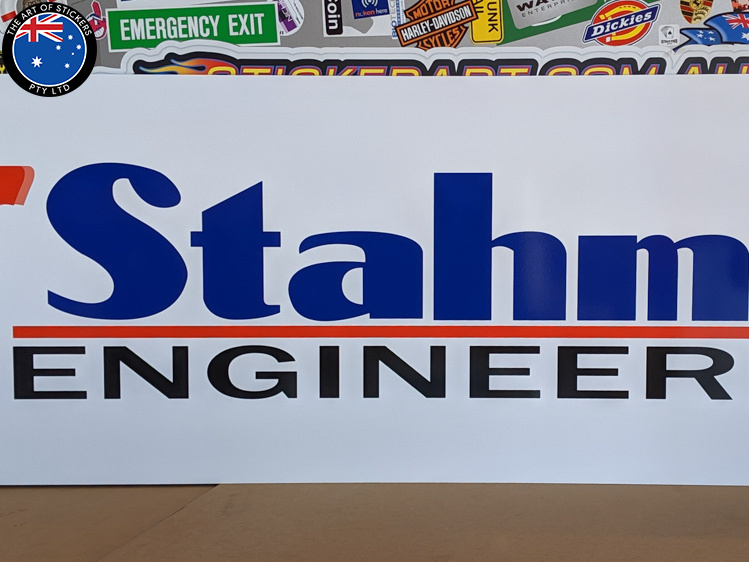Custom Printed Stahmer Engineering ACM Business Logo Signage