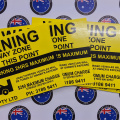 Custom Printed Warning Tow Away Zone Corflute Business Signage