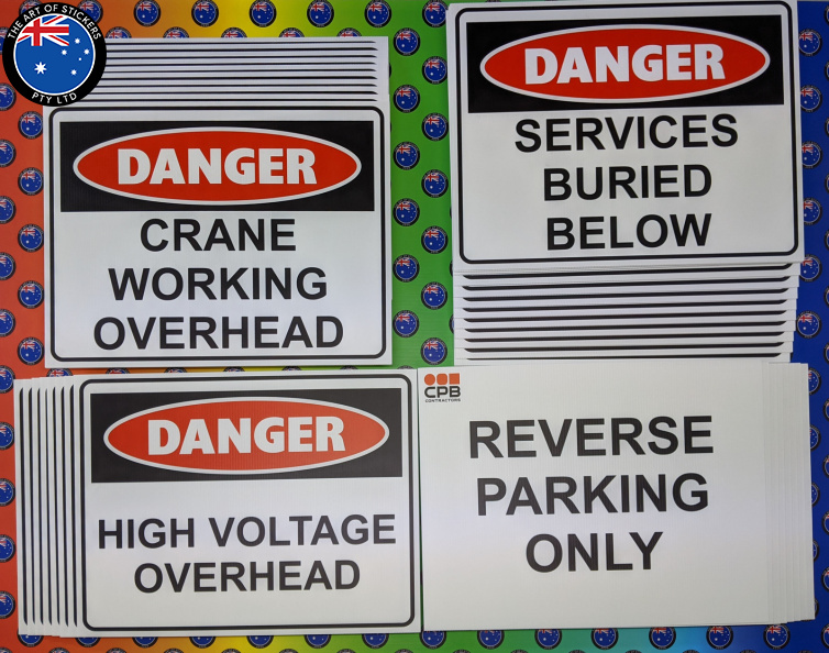 200330-custom-printed-danger-crane-working-overhead-services-buried-below-high-voltage-overhead-reverse-parking-only-corflute-business-signage.jpg