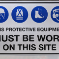 Custom Printed Protective Equipment ACM Business Signage