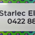 Custom Printed Starlec Electrical ACM Business Logo Signage